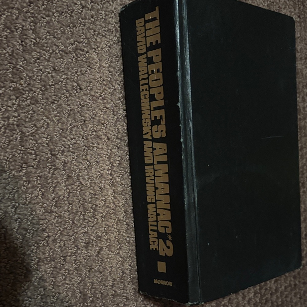 The People's Almanac 2 Hardcover Book